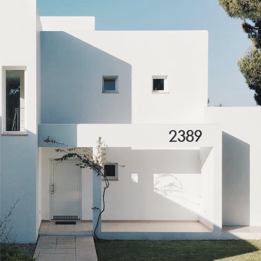 Modern House Numbers #4 - Picture 6 of 6